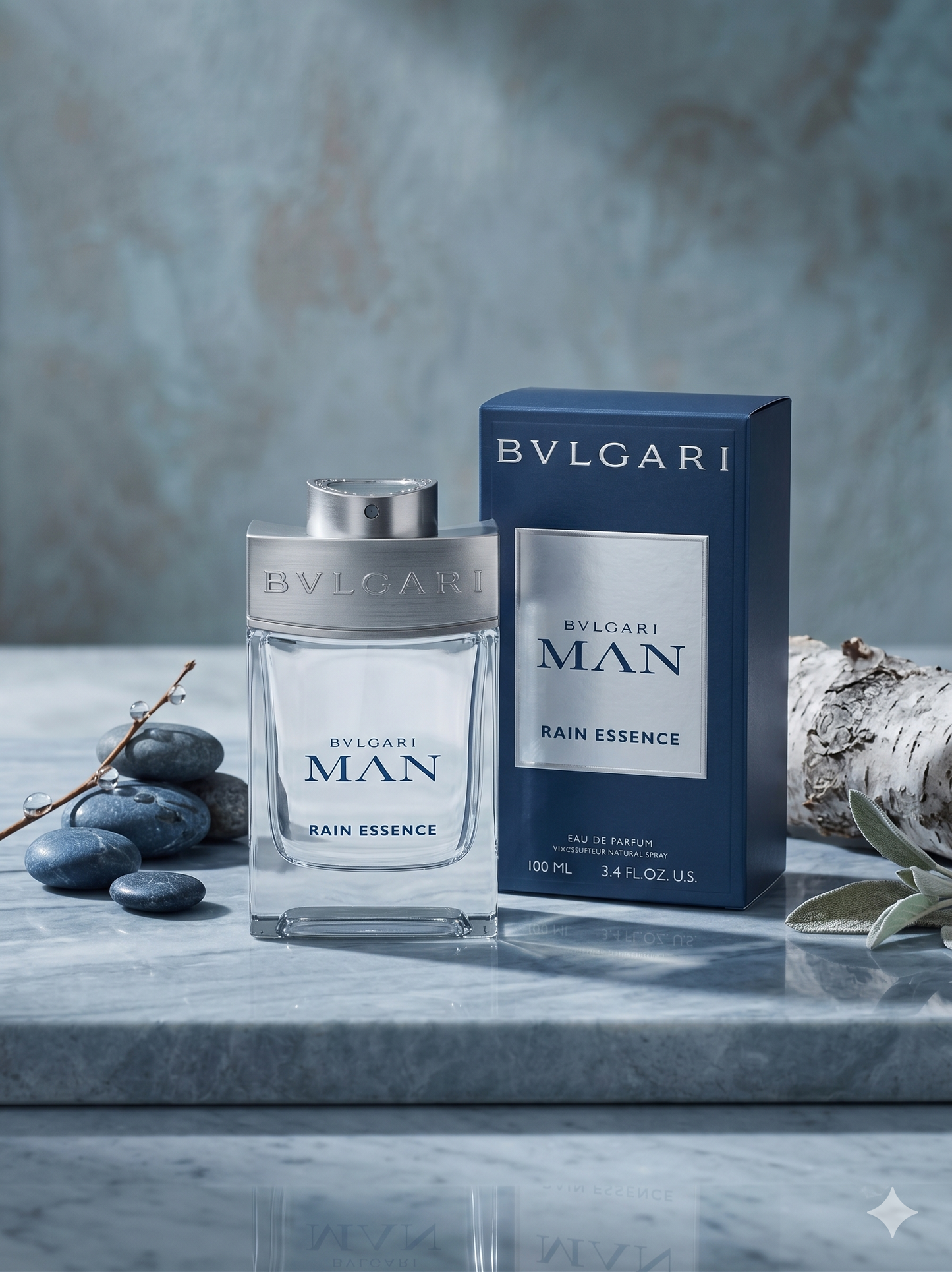 Bvlgari Man Rain Essence 3.4 EDP Spray Men